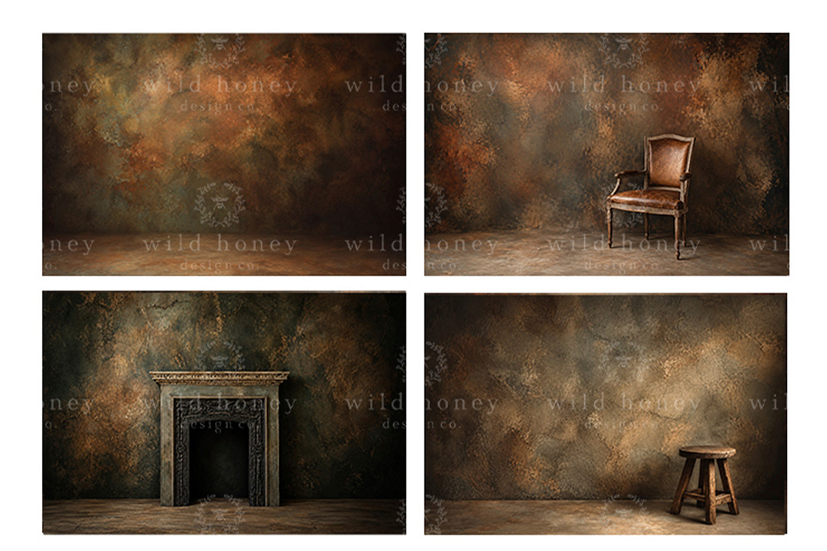 Old Masters Digital Backdrops BUNDLE, a Layer Style Add-On by Wild Honey Design Co. (Photo 5 of 6)