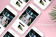 Florence - Feminine WordPress Theme, a WordPress Template by Wp Folk (Thumbnail 2 of 5)