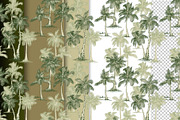 Green Palm Patterns Tropical Forest, a Decorative Illustration by Jeanna Draw (Thumbnail 8 of 14)