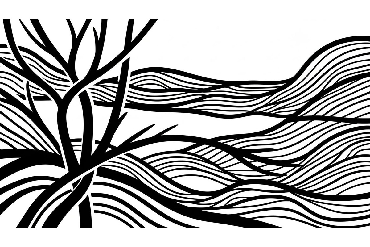 Nature Landscape Silhouette Bundle, an Illustration by Gfx_Store (Photo 5 of 6)