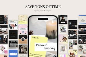 1400 Canva Instagram Template Bundl