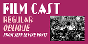 Film Cast JNL, a Serif Font by Jeff Levine Fonts (Thumbnail 1 of 5)