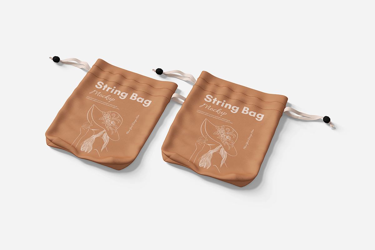 String Bag Mockup, a Product Mockup by Indah (Photo 5 of 6)