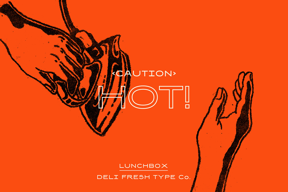 Lunchbox: A Simple Retro Font, a Sans Serif Font by DeliFreshTypeCo. (Photo 6 of 8)