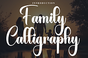 Family Calligraphy, a Handwritten Font by FreshTypeINK (Thumbnail 1 of 8)