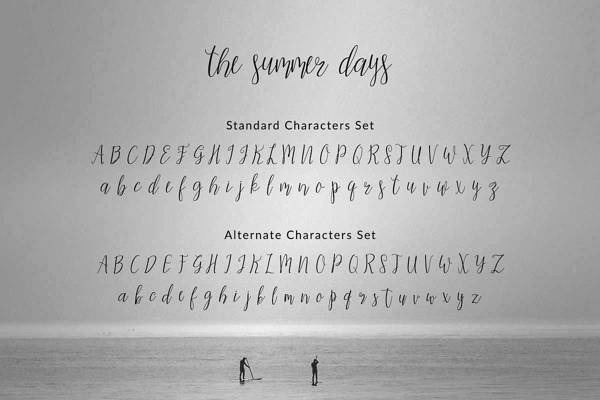 the summer days, a Script Font by Firtana (Photo 9 of 12)