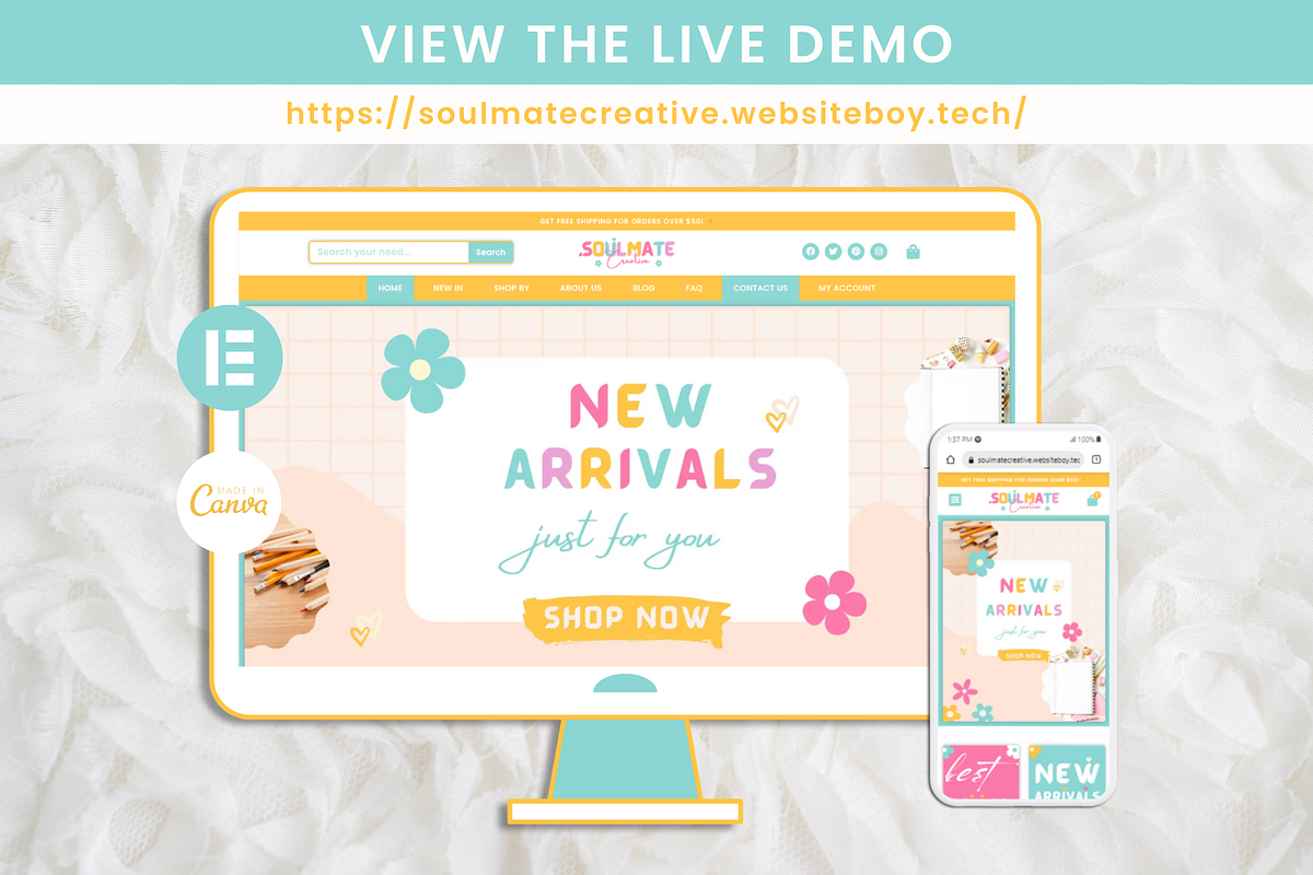 Soulmate Wordpress Elementor Theme, a WordPress Template by Websiteboy (Photo 9 of 9)