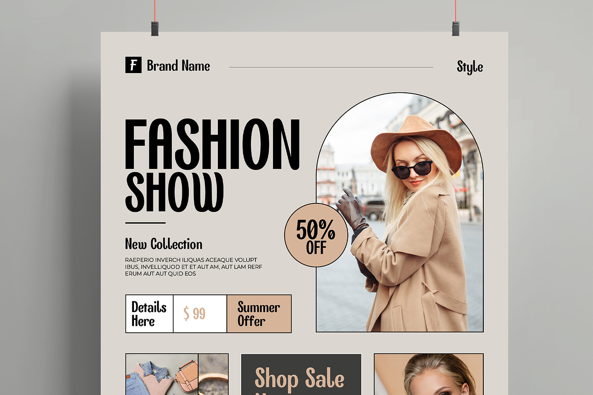 Fashion Flyer Template preview 2