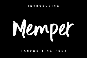 Memper - Handwriting Font