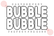 Boled Outline – Playful Display Font, a Sans Serif Font by KiddoGlyphs Studio (Thumbnail 3 of 5)