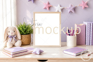 Nursery Frame Mockup PSD, a Poster Template by Mockup Shop