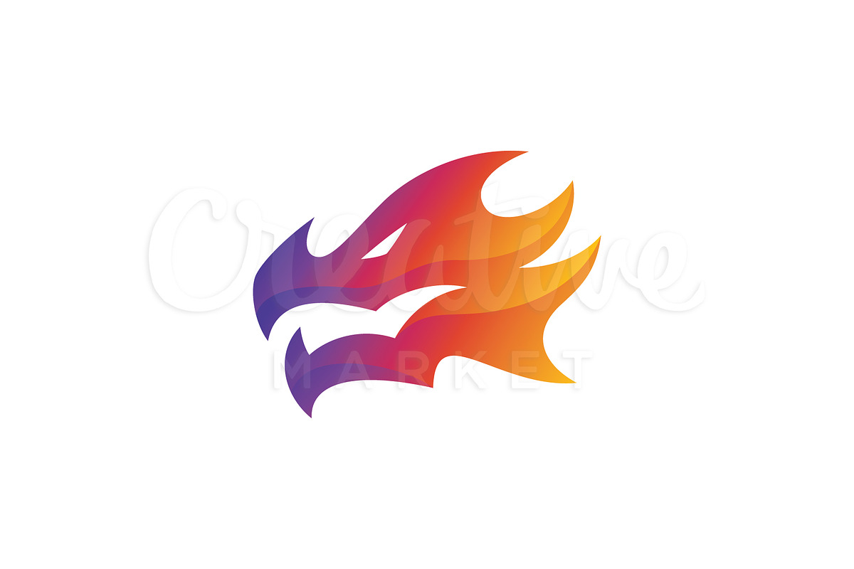 Dragon Head Logo, a Branding & Logo Template by nospacestore