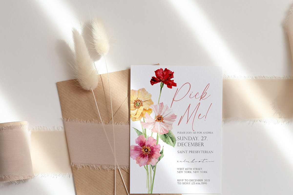 Watercolor ANEMONE Flower - Pick Me!, a Decorative Illustration by Beigetime (Photo 5 of 16)