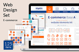 HipKit E-commerce Web Design Set