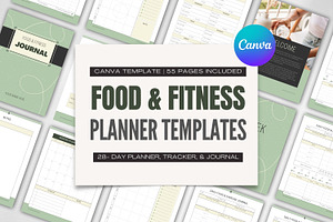 Food and Fitness Planner | Canva