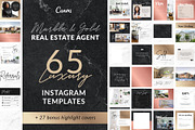 Realtor Instagram Templates, a Marketing Template by Galaxybomb (Thumbnail 1 of 7)