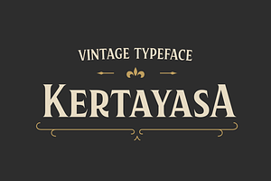 Kertayasa Typeface