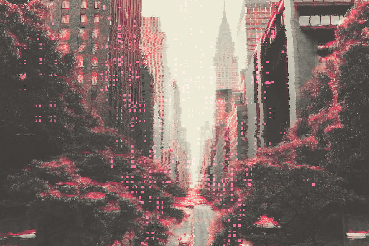 Glitchery for Adobe Photoshop, a Layer Style Add-On by Guerillacraft (Photo 8 of 8)