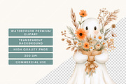 Cute Ghost Halloween Clipart Bundle, a Seasonal Illustration by BusyDaydesign (Thumbnail 7 of 9)