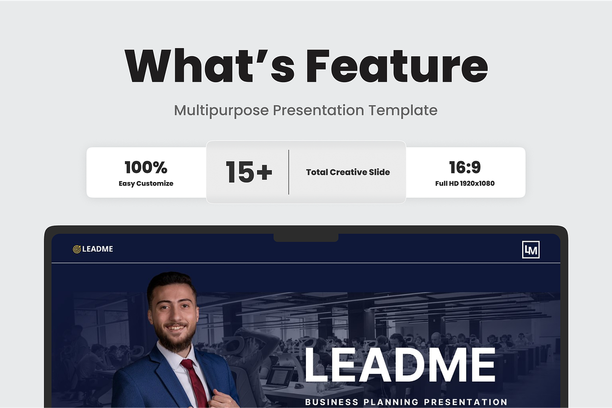 Leadme Business Planning GoogleSlide, a Presentation Template by SquidPixey (Photo 2 of 6)