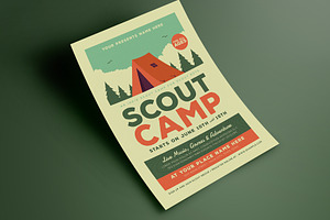 Scout Camp Event Flyer