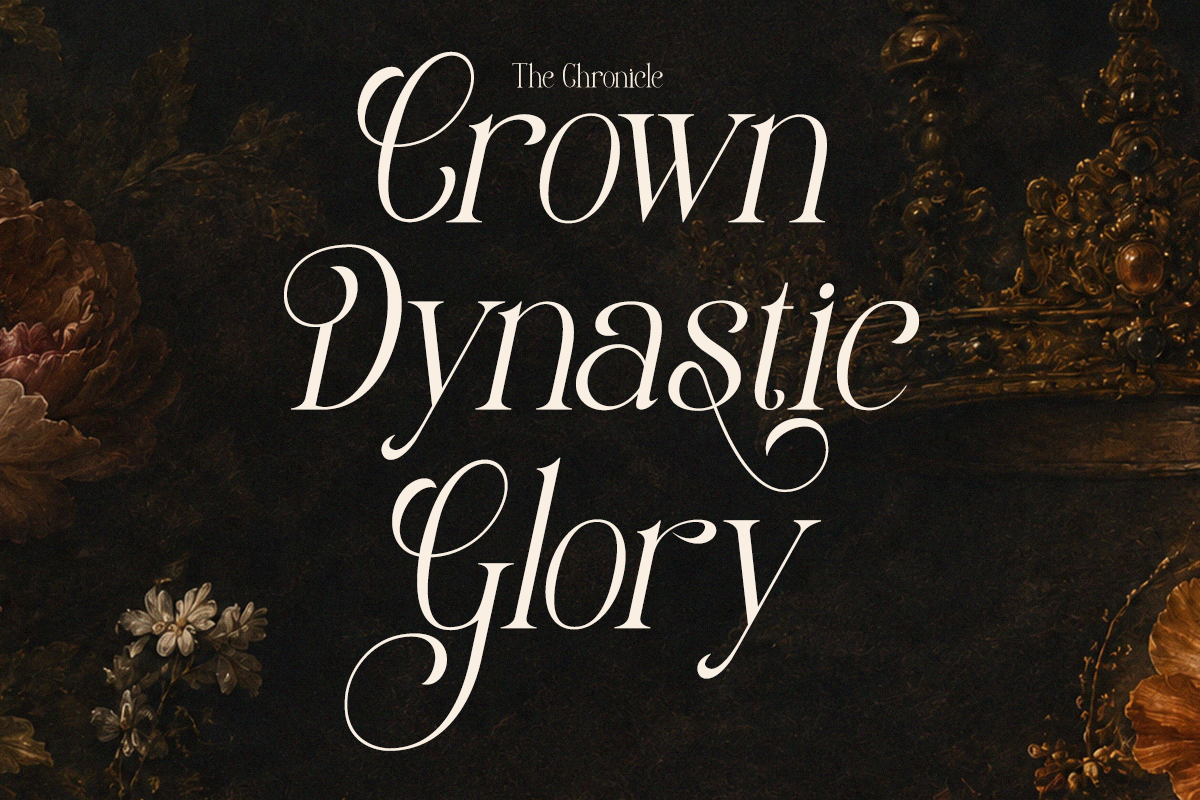 Elegant Serif Font - Clustery Royals, a Serif Font by Font Liner (Photo 3 of 10)