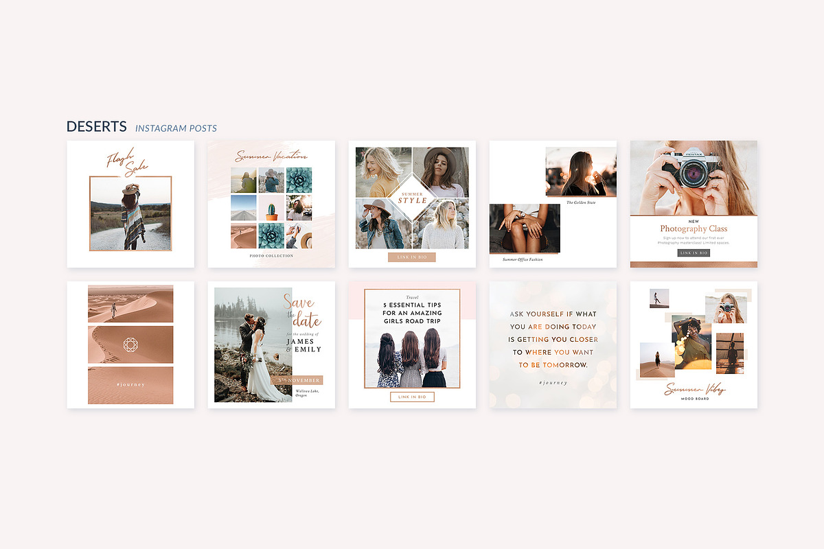 CANVA & PS Complete Instagram Bundle, a Social Media Template by Poego Social (Photo 43 of 52)