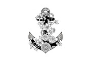 Ornamental Anchor Silhouette SVG, an Illustration by Designs_River (Thumbnail 8 of 31)