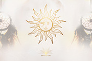 Sun, Moon, Sunbursts, Women's hands, an Object Illustration by Diana Kovach (Thumbnail 9 of 9)