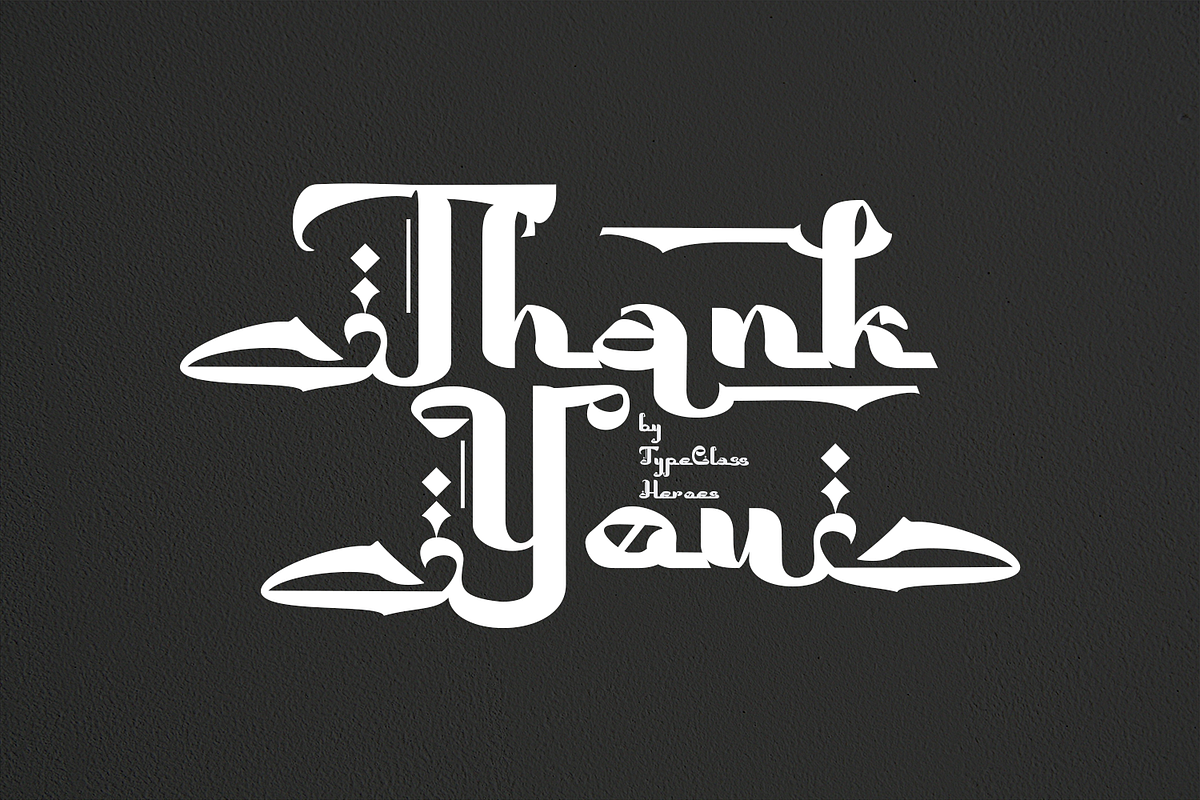 Bhorudyn - New Islamic Calligraphy, a Script Font by TypeClassHeroes (Photo 10 of 10)
