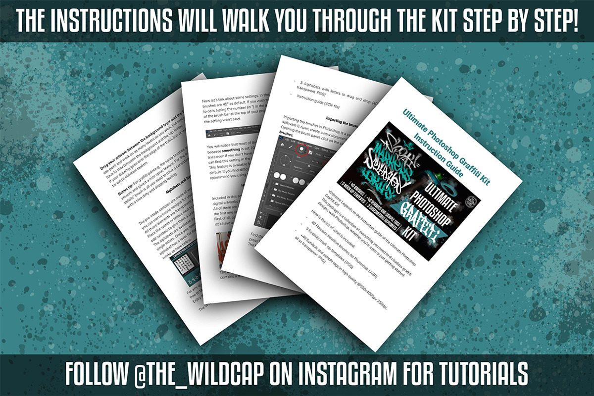 Ultimate Photoshop Graffiti Kit, a Brush Add-On by The Wildcap (Photo 16 of 16)