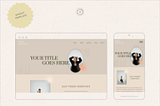 Astra Showit Web Template, a Websites & App Template by Figue Studio (Thumbnail 1 of 4)