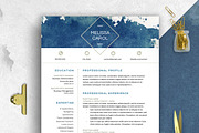 Modern Resume Template Word, a Resume Template by SharpResumeFoundry (Thumbnail 1 of 8)