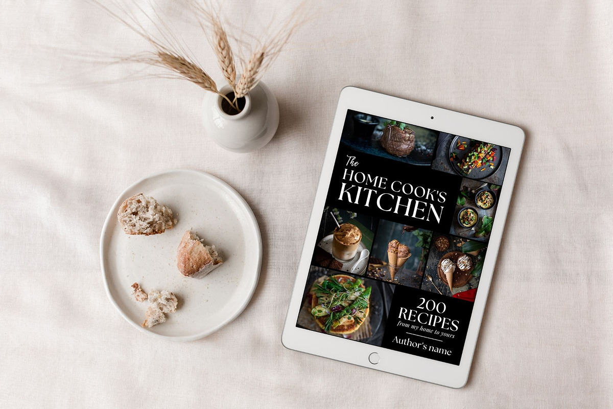 Dark Moody Canva Cookbook Template, a Magazine Template by Made by Melody (Photo 10 of 10)