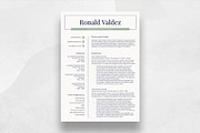 Modern Resume Template, a Resume Template by DesignDevisers (Thumbnail 3 of 10)