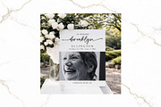 Funeral Welcome Sign B&W Canva FR004, a Poster Template by TyphoonStudio (Thumbnail 5 of 10)
