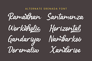 Srenada, a Handwritten Font by ahweproject (Thumbnail 3 of 8)
