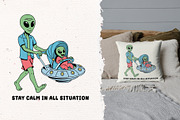 Alien life on earth 10 illustrations, a Person Illustration by gunaonedesign (Thumbnail 6 of 13)