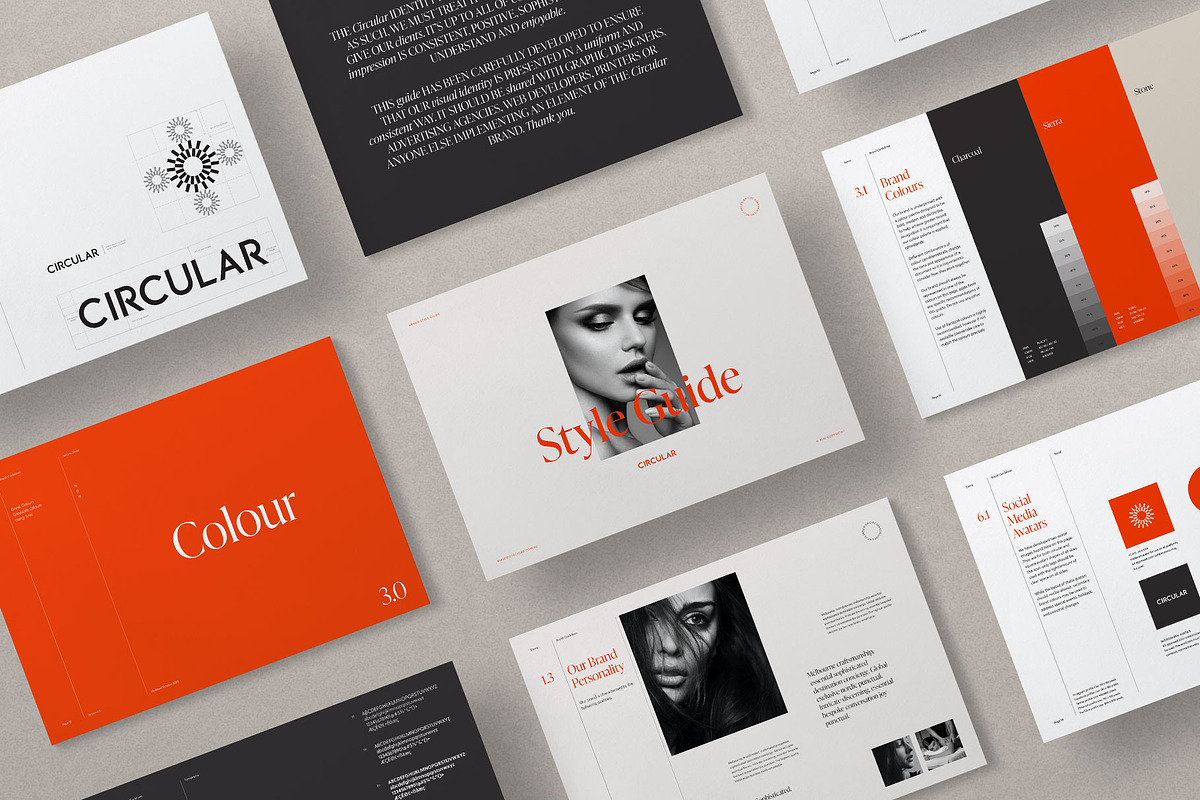 SIERRA / Brand Style Guide, a Presentation Template by Circular (Photo 3 of 14)