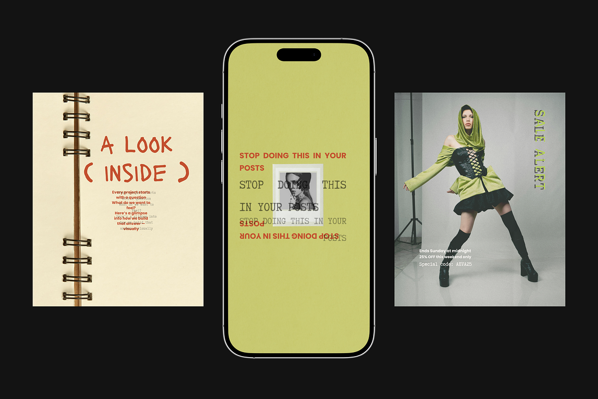 AEVA • CREATIVE INSTAGRAM TEMPLATES, a Social Media Template by rainbojelia (Photo 11 of 18)