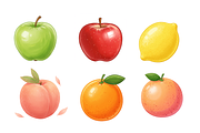 Watercolor Fruits Clipart, a Food Illustration by BerryPieArt (Thumbnail 4 of 4)