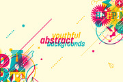 Youthful abstract backgrounds, an Illustration by Radoman (Thumbnail 1 of 7)