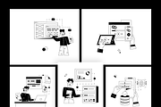 Technology and Web Development, a Technology Illustration by Prosymbols (Thumbnail 9 of 11)