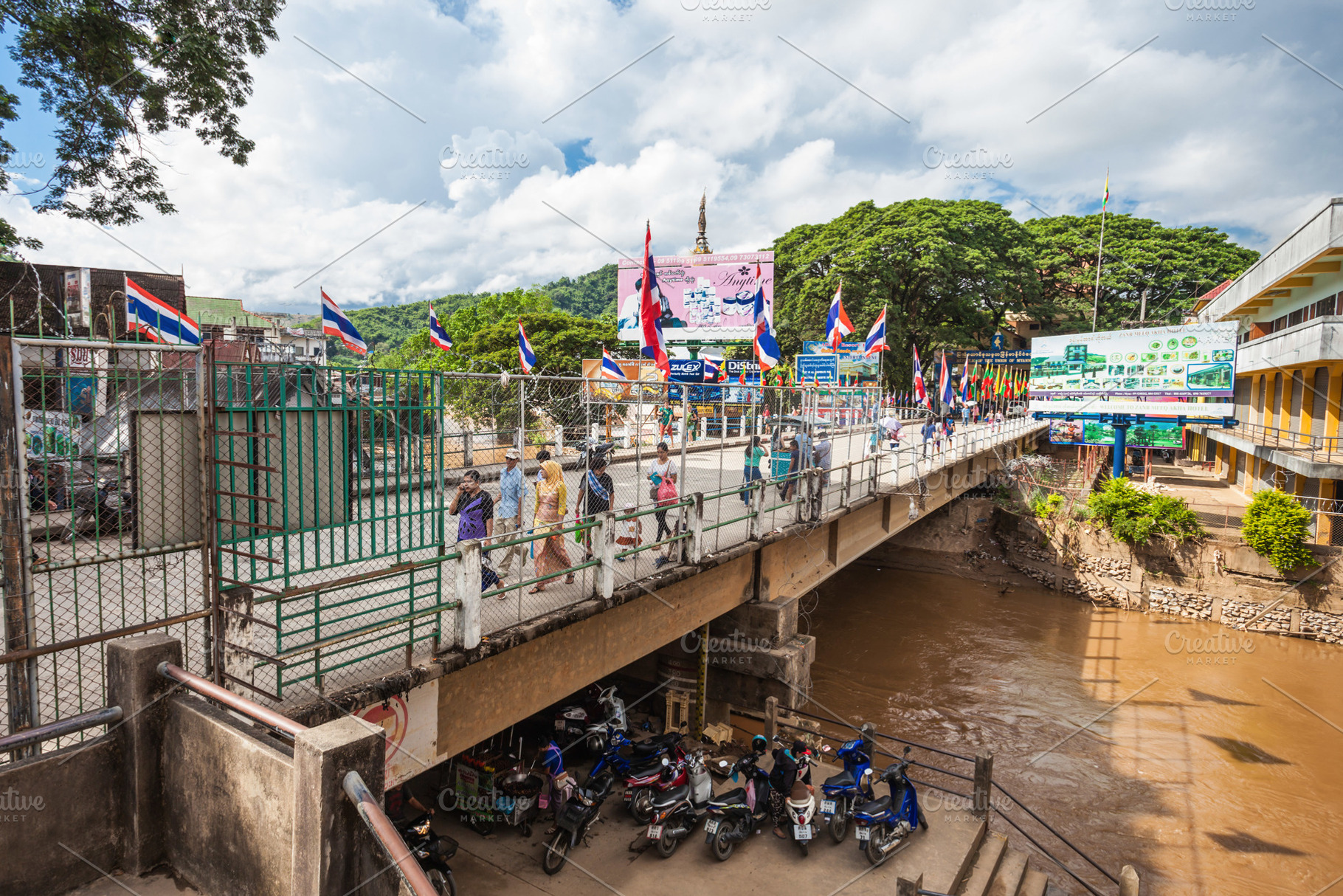 Thailand Myanmar border, a Photo by saiko3p
