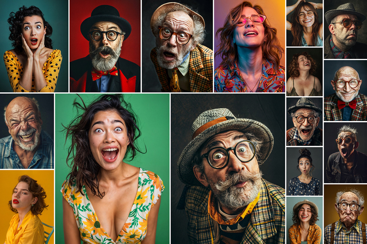 50 funny people, a Person Photo by Handmadefont (Photo 6 of 11)