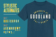 Goodland Compressed Text retro font, a Sans Serif Font by Swell Type (Thumbnail 6 of 6)