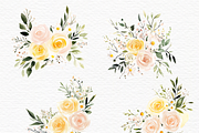 Wildflower frame corners clipart, a Decorative Illustration by Invite to Clipart (Thumbnail 3 of 9)
