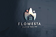 Flower House Real Estate Logo, a Branding & Logo Template by Design_Planet (Thumbnail 2 of 2)