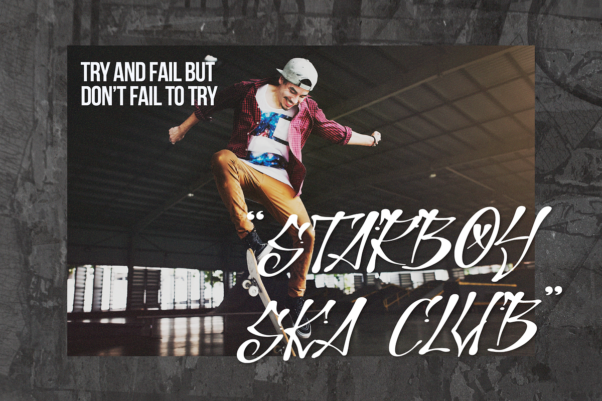 Power Skate | Graffiti Style, a Handwritten Font by Denustudios (Photo 3 of 15)
