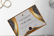 Black Stone Certificate Template, a Stationery Template by TelaTemplates (Thumbnail 3 of 9)